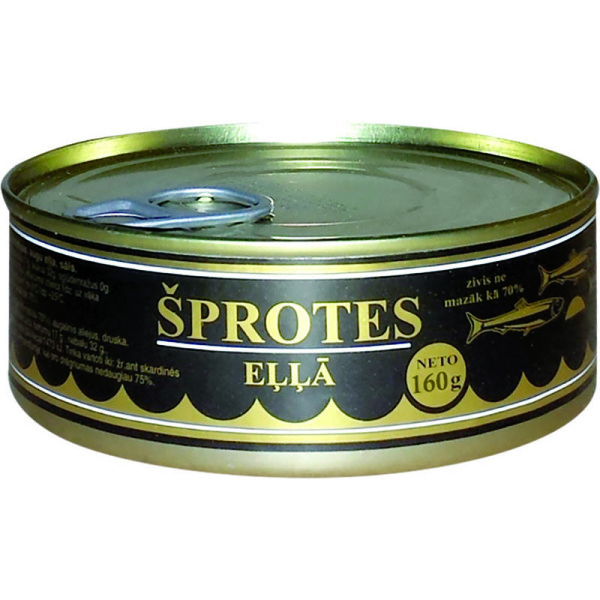 Šprotes ROJA FISH 160g 0.16KG